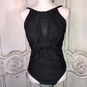 Designed by Grand Everest Black One Piece Swimsuit Size Large